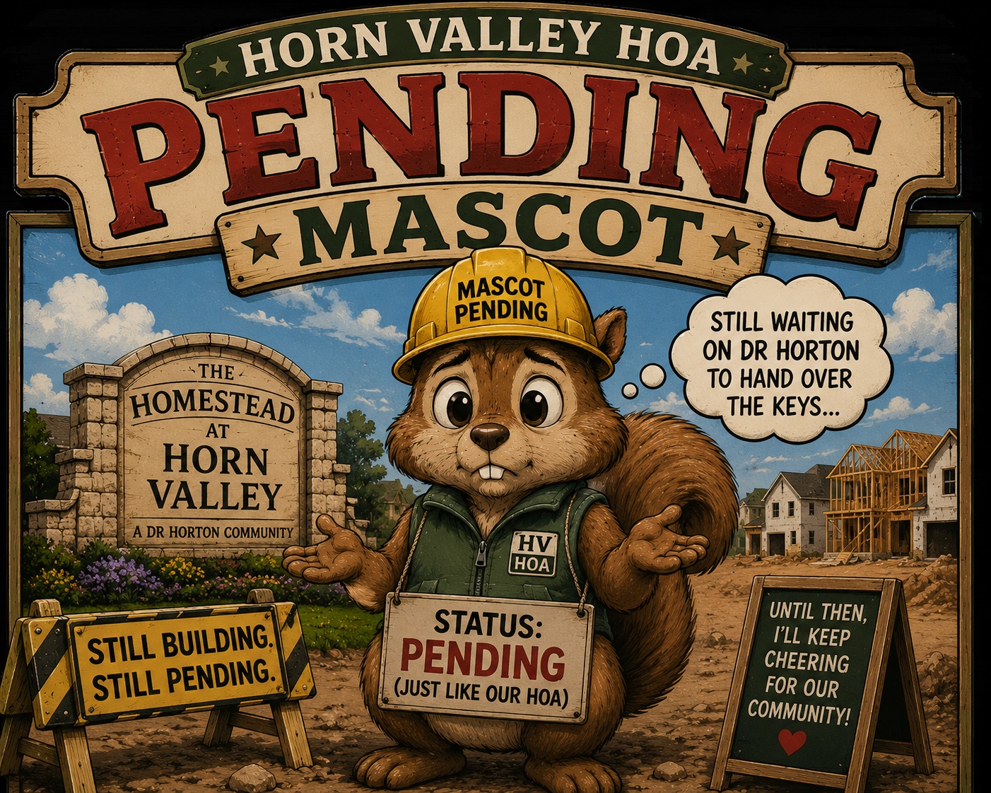 Horn Valley forum mascot — unofficial, HOA approval pending